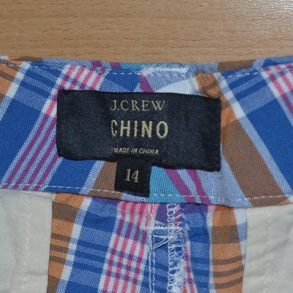 J Crew Chino Plaid Tartan Pants